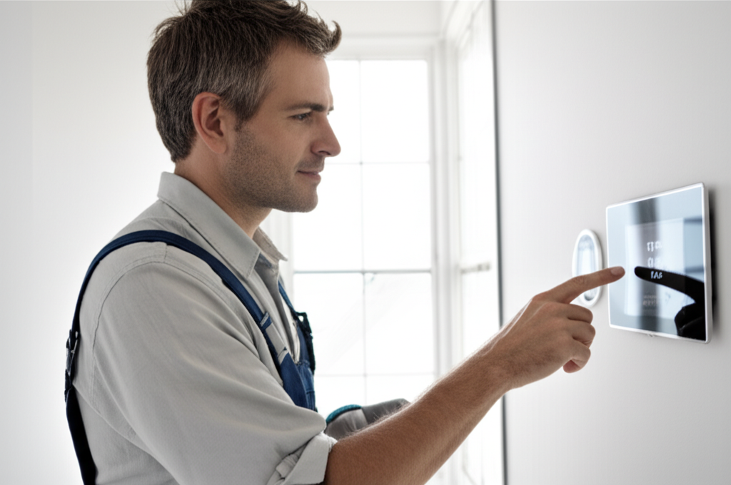 Bright Home Services Technician Working